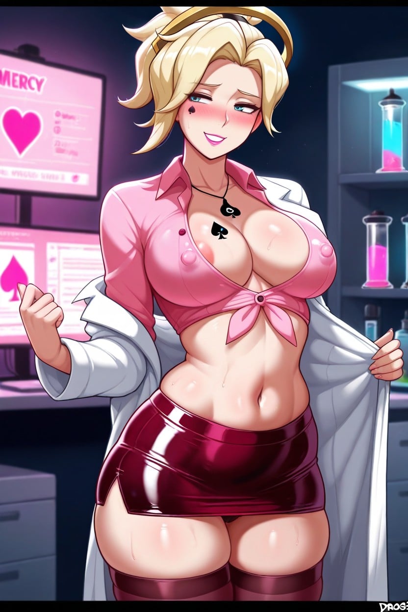 Hyper Hourglass Figure, Venus Body, Fake Breasts AI黃漫