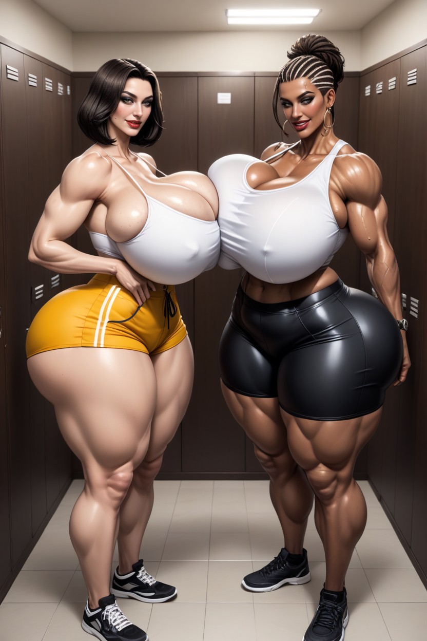 25+, Horny, Changing Room AI Porn