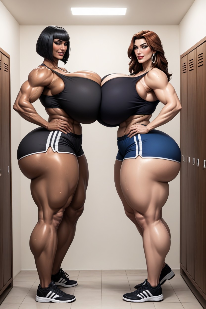 Hot Plump Pawg, Wide Hips, Voluptuous AI Porn