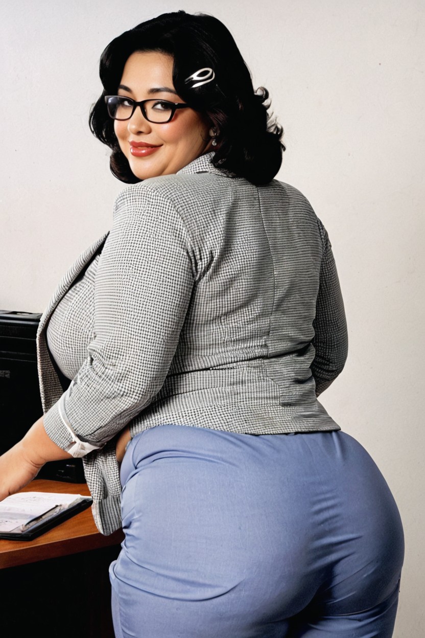 Tanding, Horny, Hair Clip BBW AI Porn