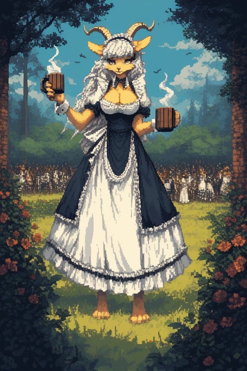 Olo, Urrounded Y Cheerful Tival Goers, Luffy Ail Furry AI Porn
