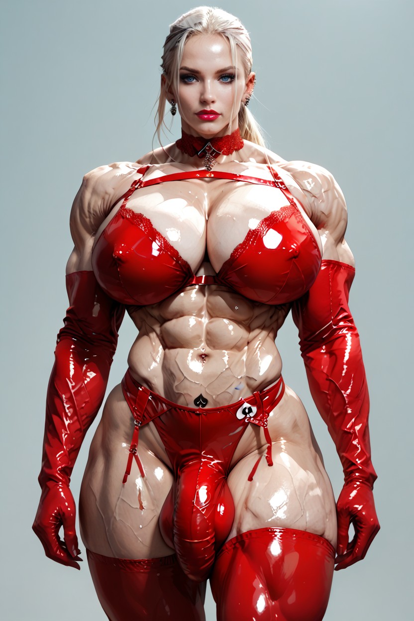 Thick Thighs, 穿孔乳头, Extremely Bottom Heaviness 人妖AI黃片