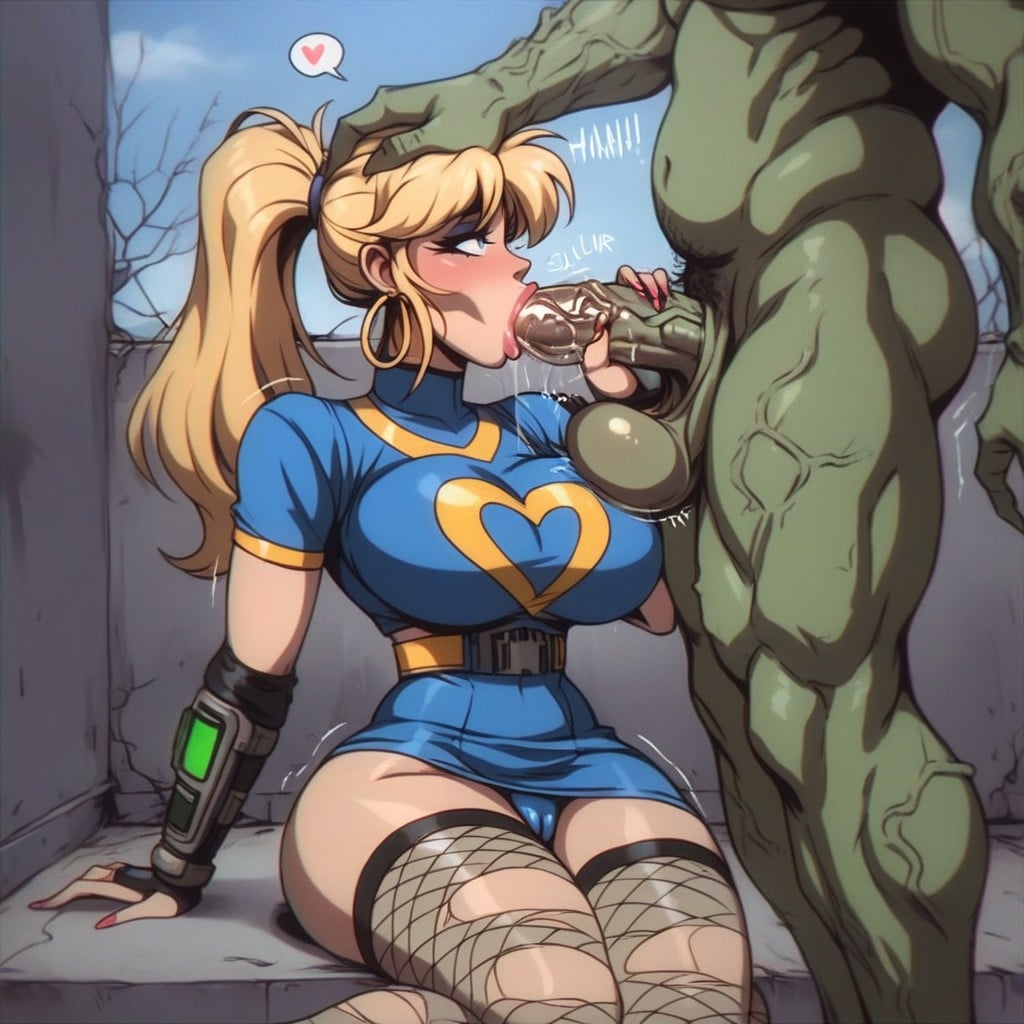 Ugly Green Monster, 18+, Cock Awe KI Porno