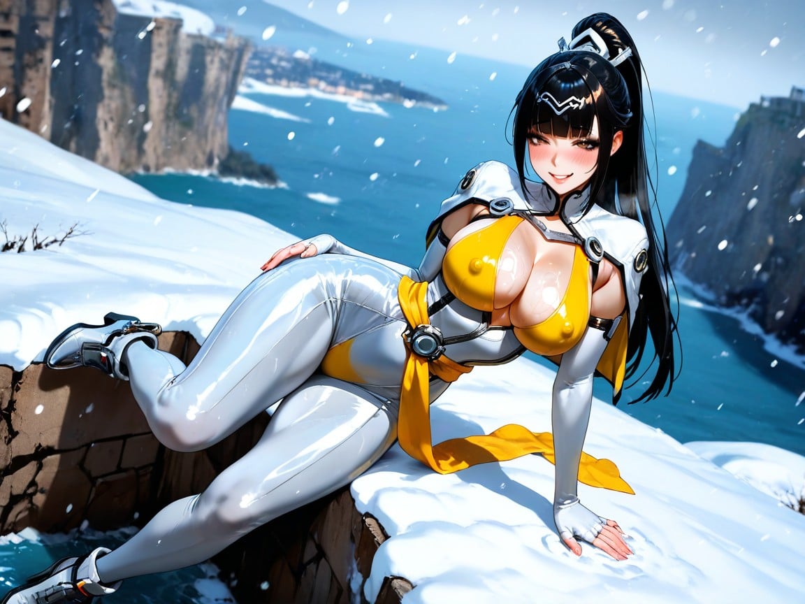 Erect Nipples, Glossy Lips, Perfect Eyes Hentai AI Porn