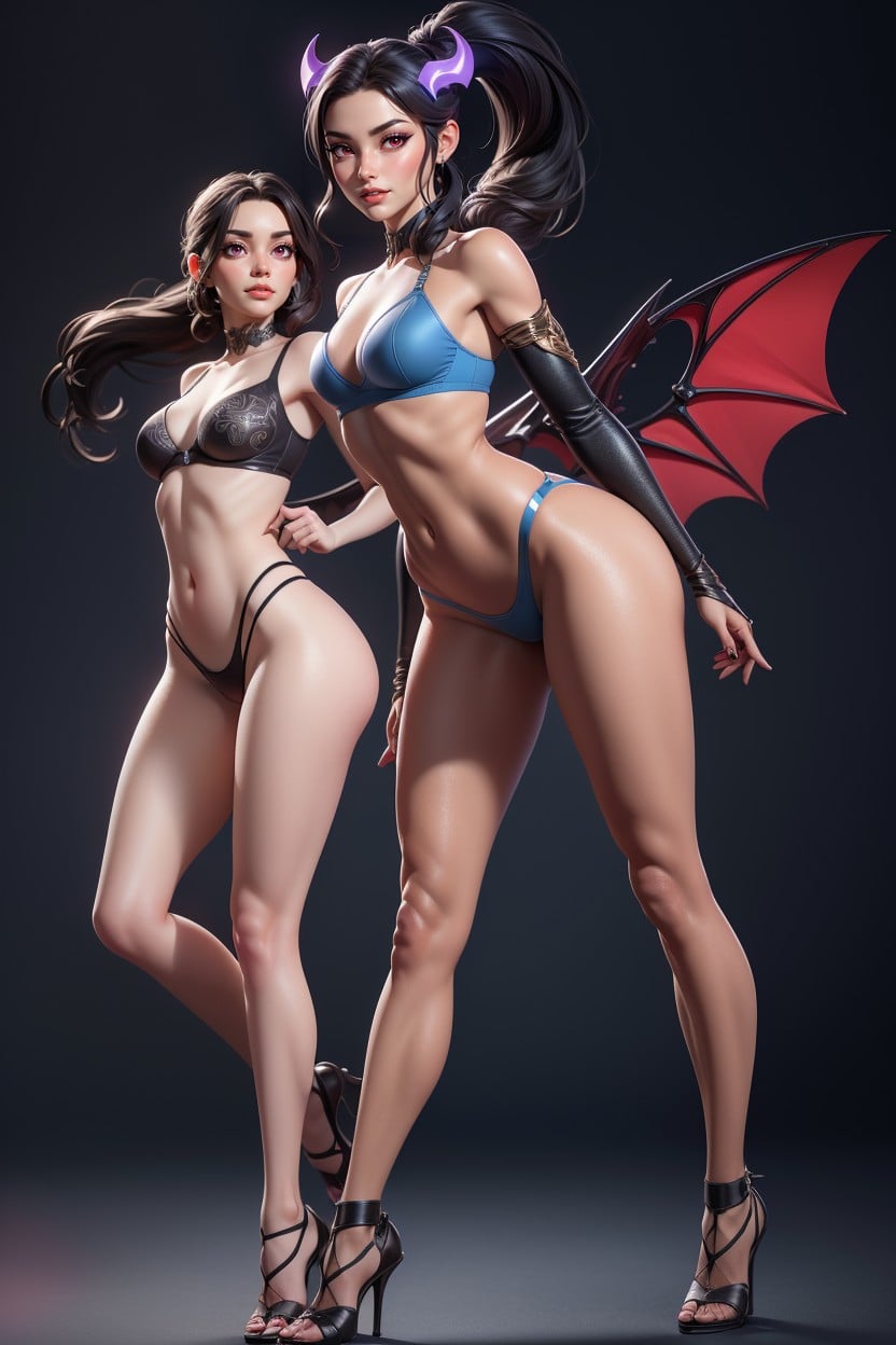 25+, Very Natural Ears, Red Lipstick Hentai AI Porn