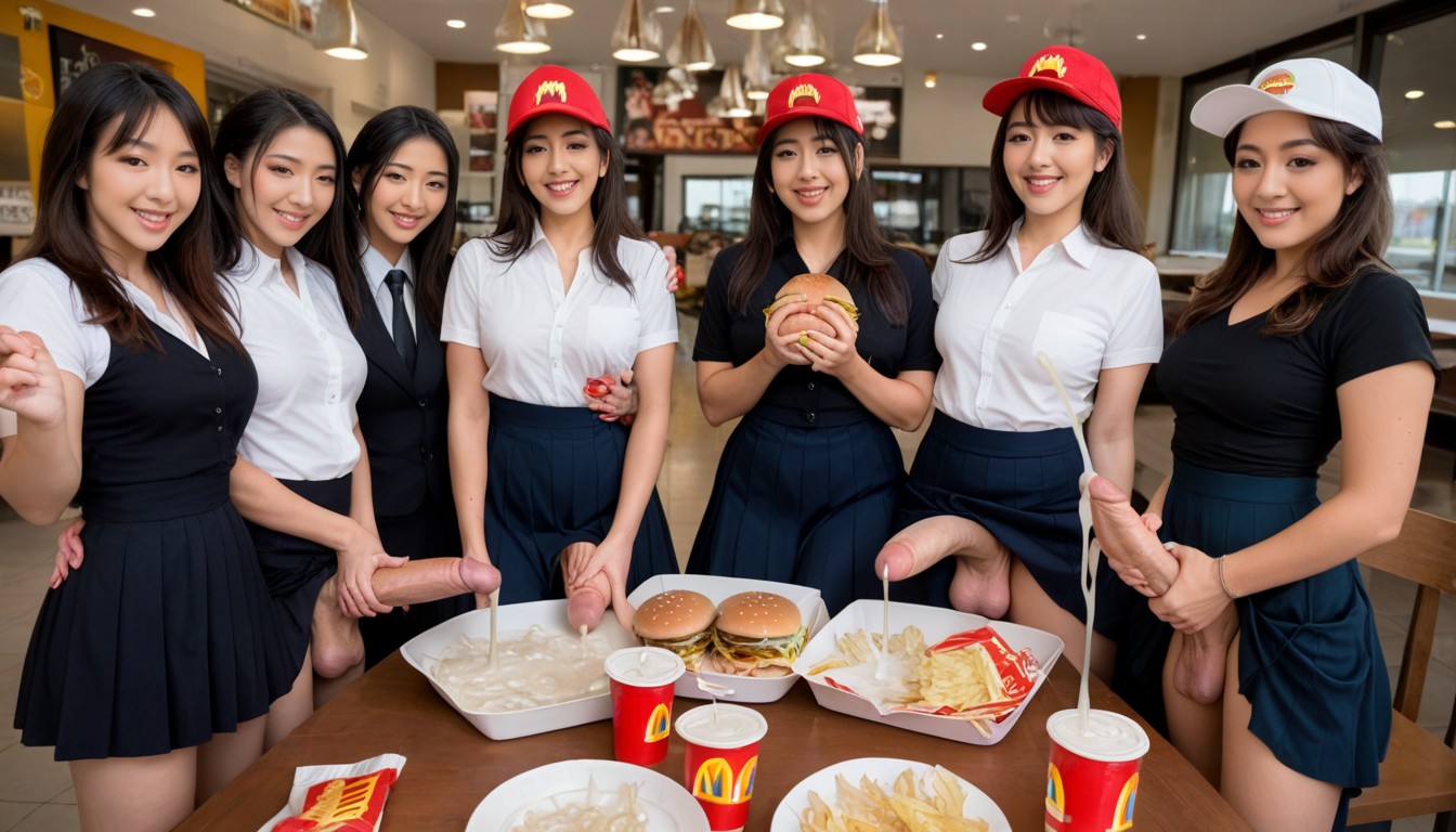 Penis In Burger, Large Balls, Looking At Viewer 人妖AI色情