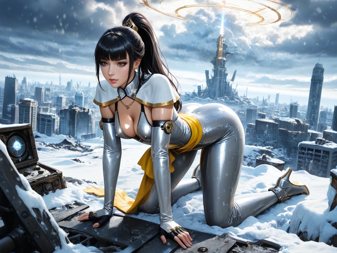 Very Cropped Capelet, Massive Eyes, Masterwork Hentai IA