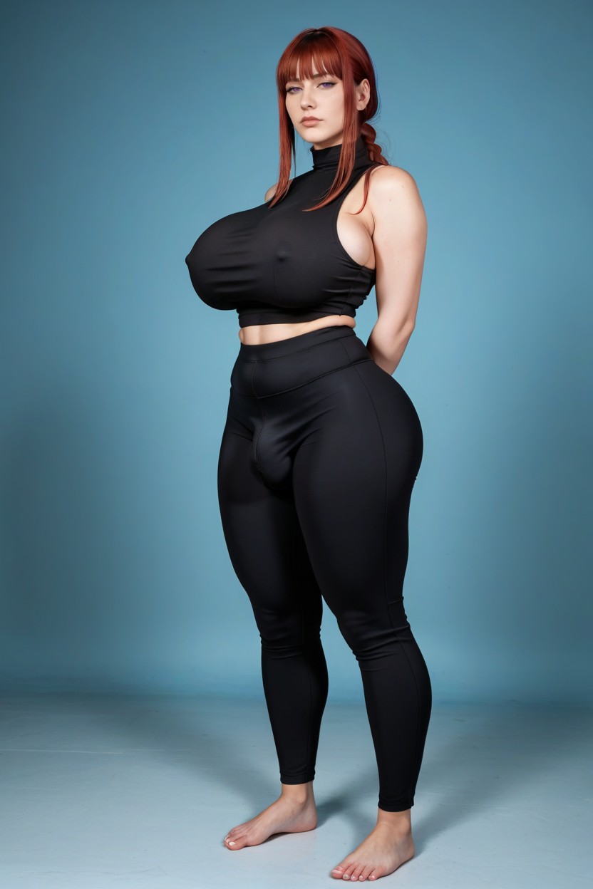 Vista Frontal, Ssbbw, Pelo Rojo Porno shemale IA