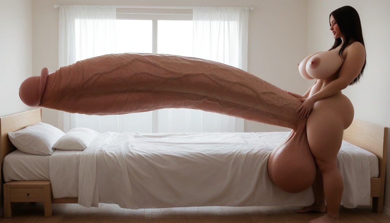 Penis Is Just Way Too Gigantic, Gigantic Hyper Macro Penis, Gigantic Massive Futanari Hyper Penis Porno IA