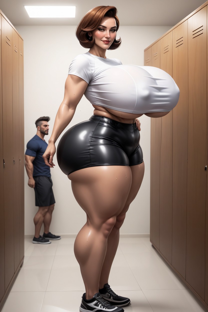Rear View, Irish, Hot Plump Pawg AI Porn