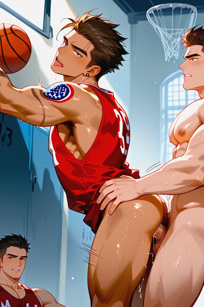 Pov, Spread Pussy, Brick Wall AI Gay Porn