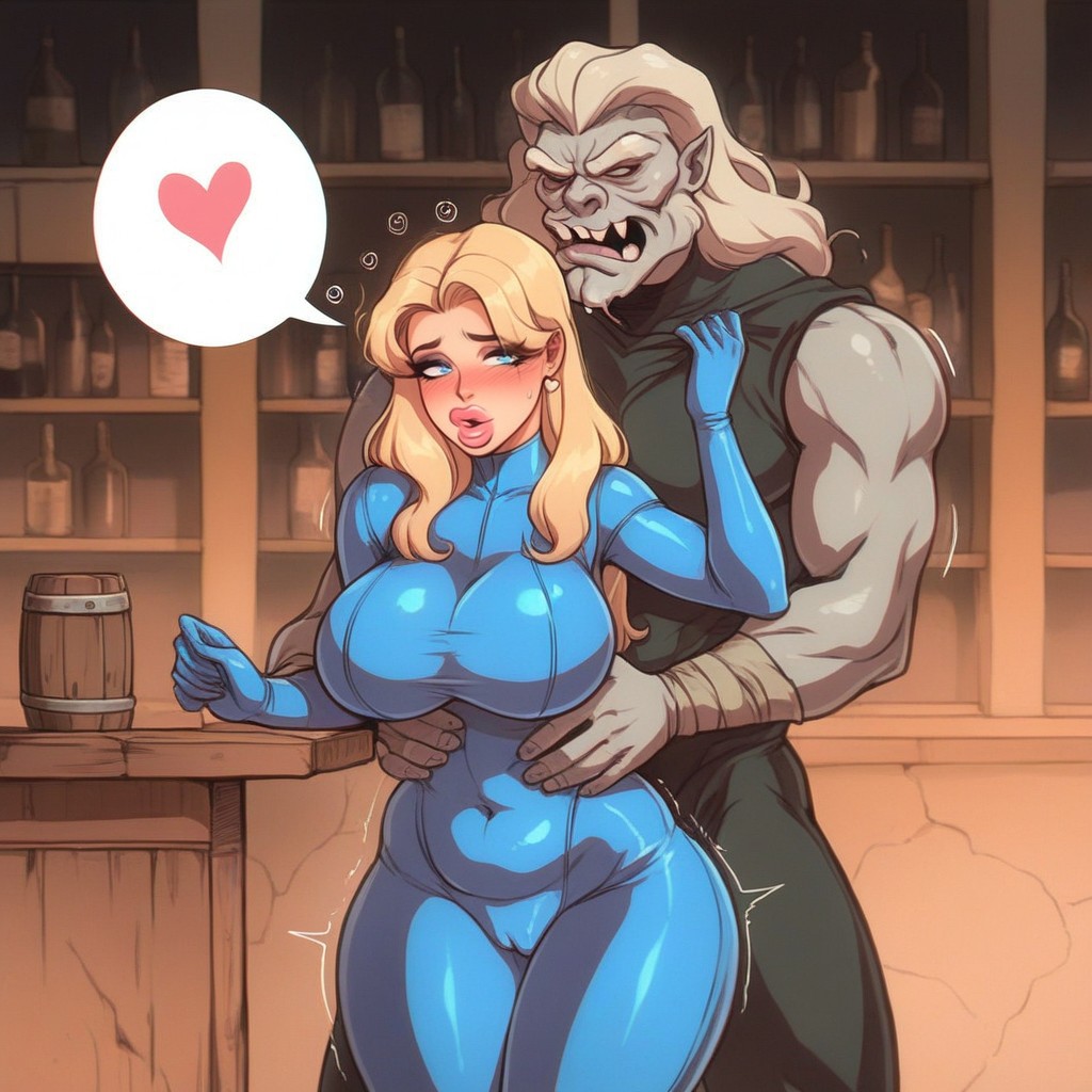 Blonde Hair, 25+, Shaking AI Porn