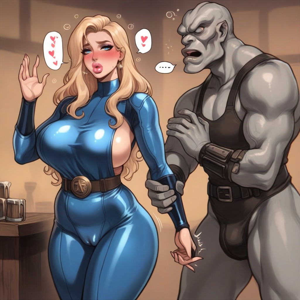 Standing, Superdrunk, Holding Hands AI Porn