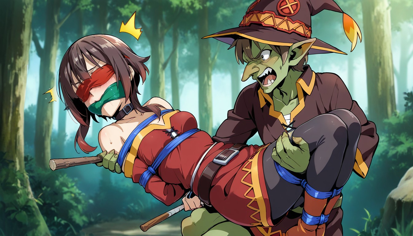 Female Gag, Shocked, Detailed Eyes Hentai AI Porn