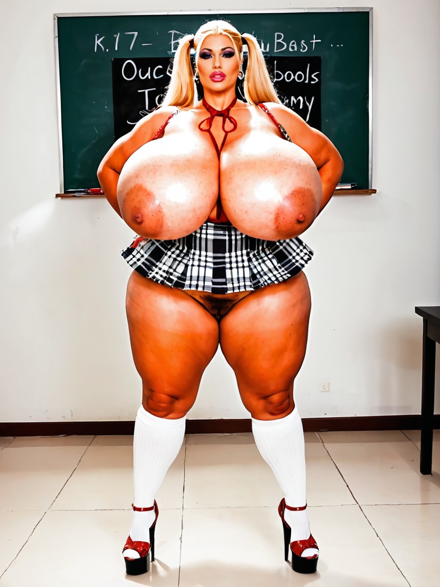 Heels, Gigantic Ass, Huge Breasts Porno BBW IA