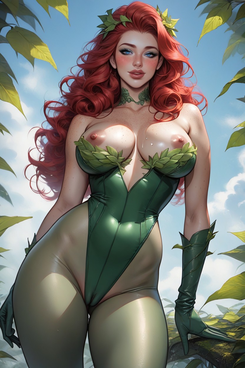 Moaning, Sunny Day, And Green Gloves AI Porn