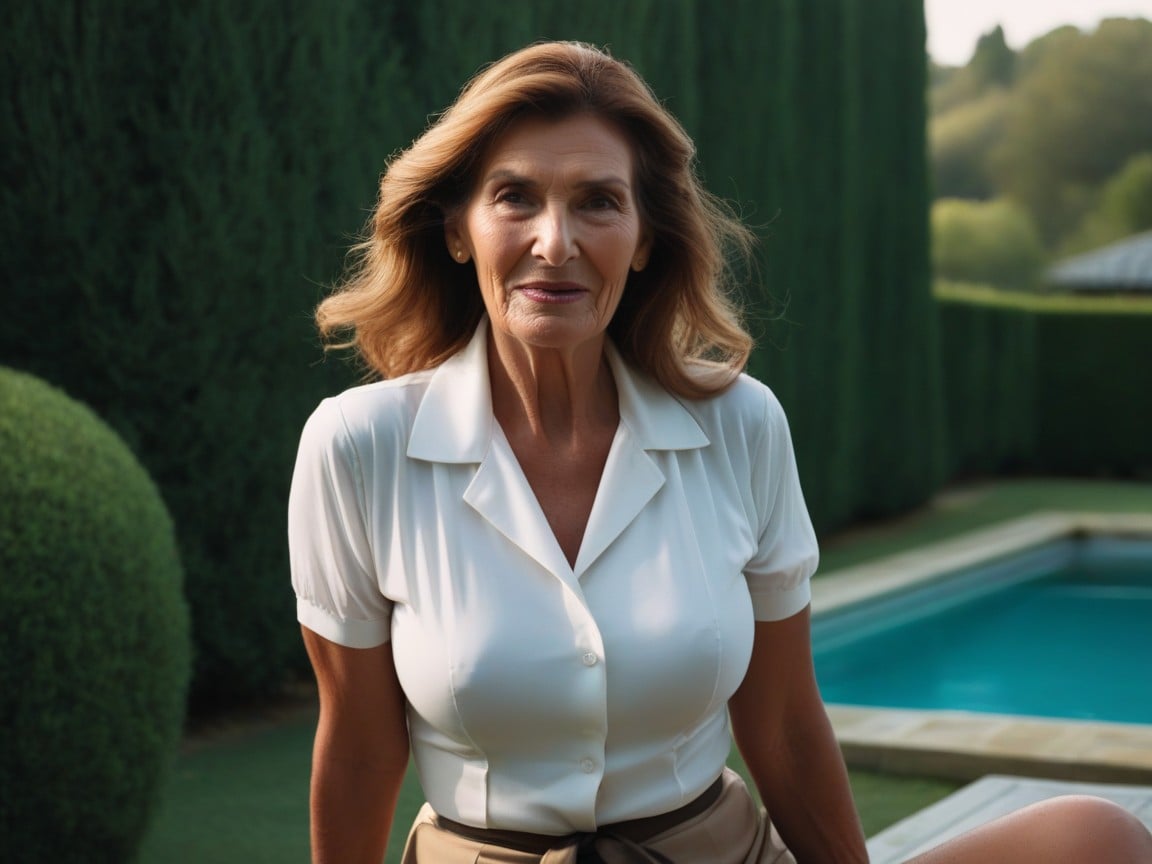 Mature Old Milf, Ealistic Details, Eautiful Ristocratic Ace AI Porn