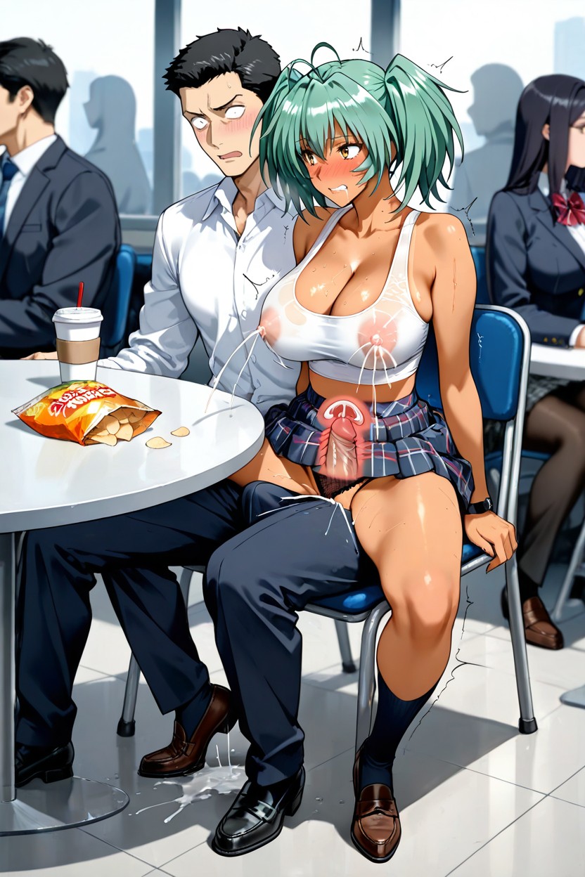 Super Detailed, Avergonzada, Reversed Straddle Position Hentai IA