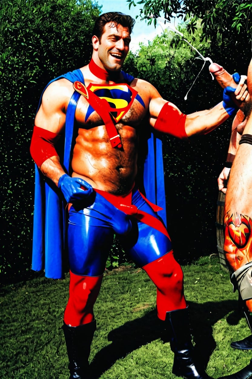 Thick, City, His Physique Combines Super Heavyweight Weightlifter Strength With The Softness Of A Gay AI Gay Porn