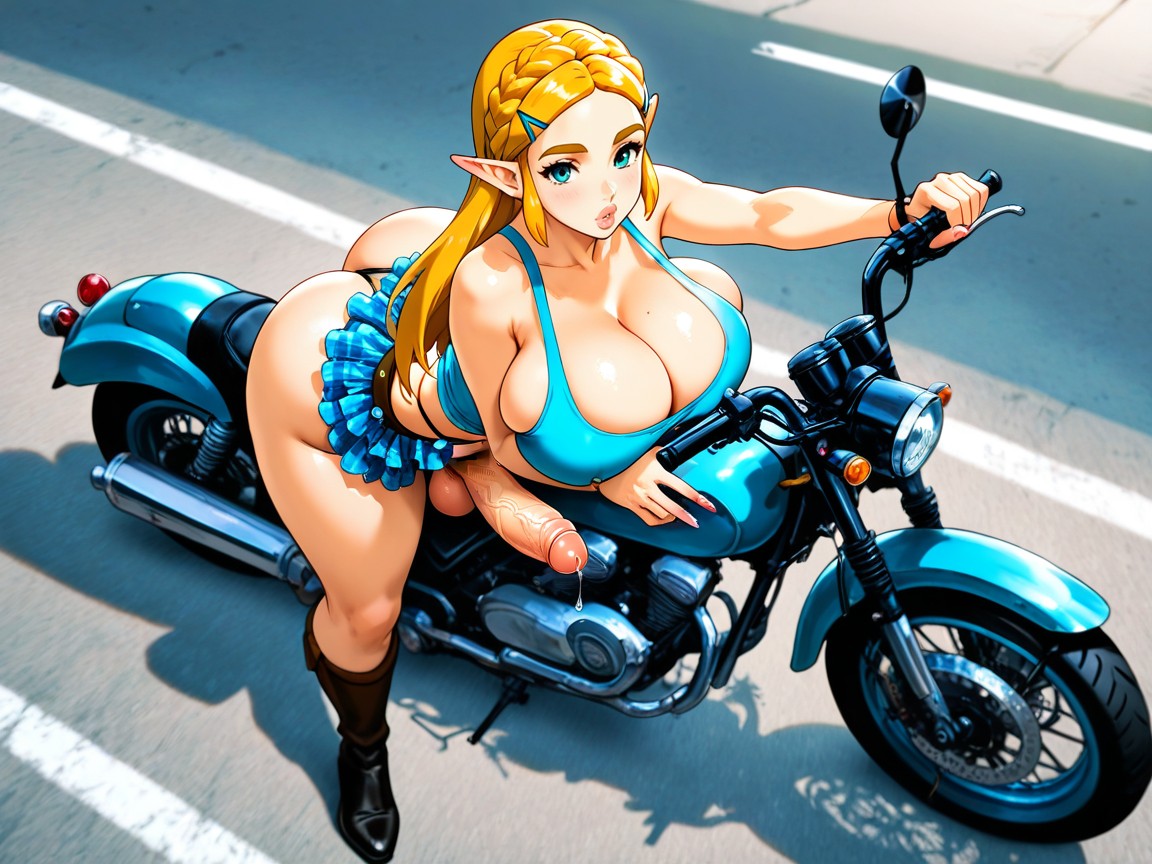 Motorcycle, Foreskin, Manga Style Hentai IA