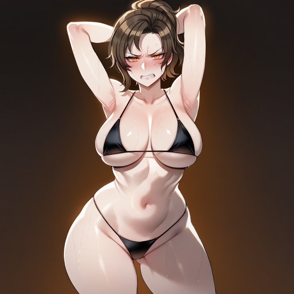 Soft Shading, Clenched Teeth, Uncensored Hentai IA