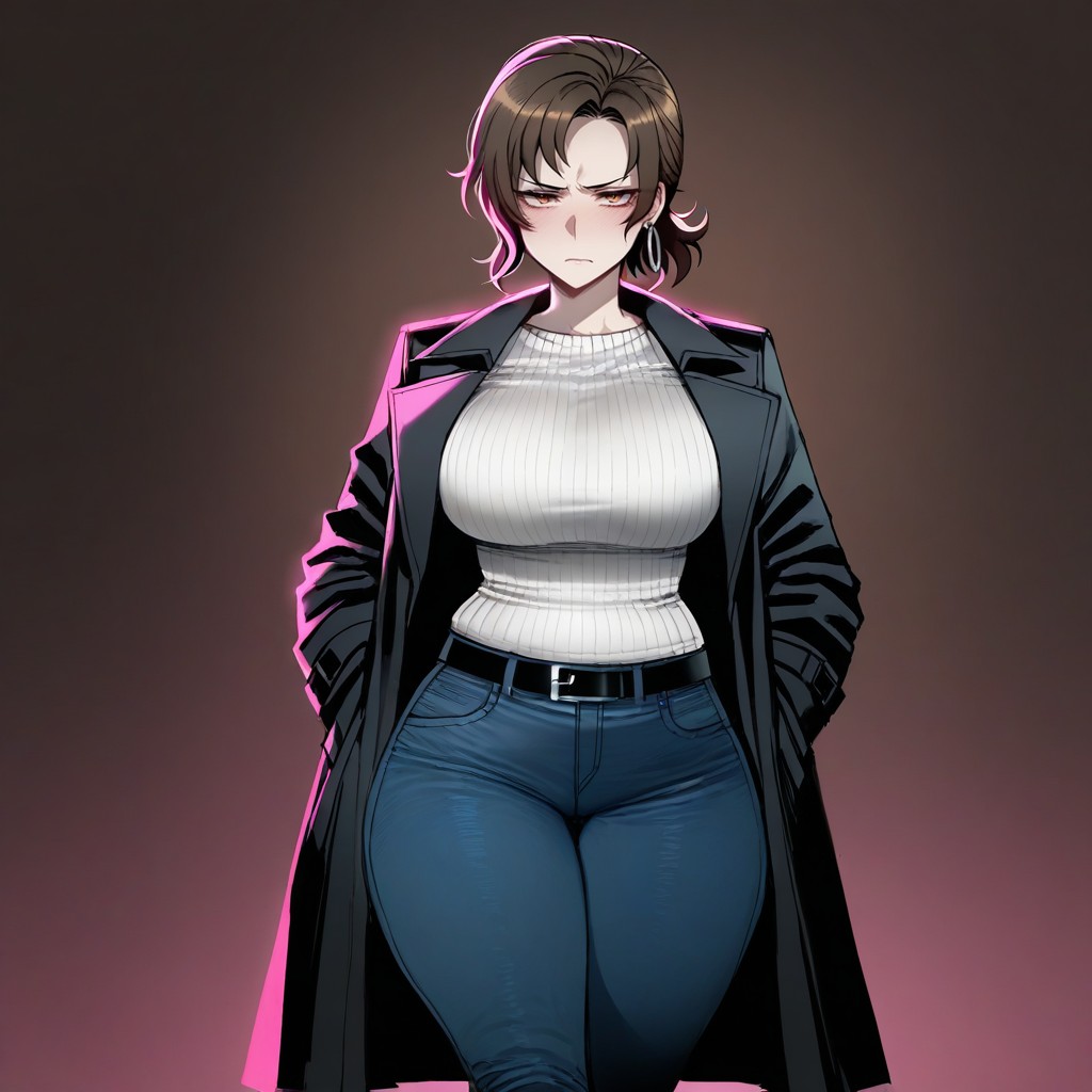 High Resolution, Silent, Soft Shading Hentai AI Porn