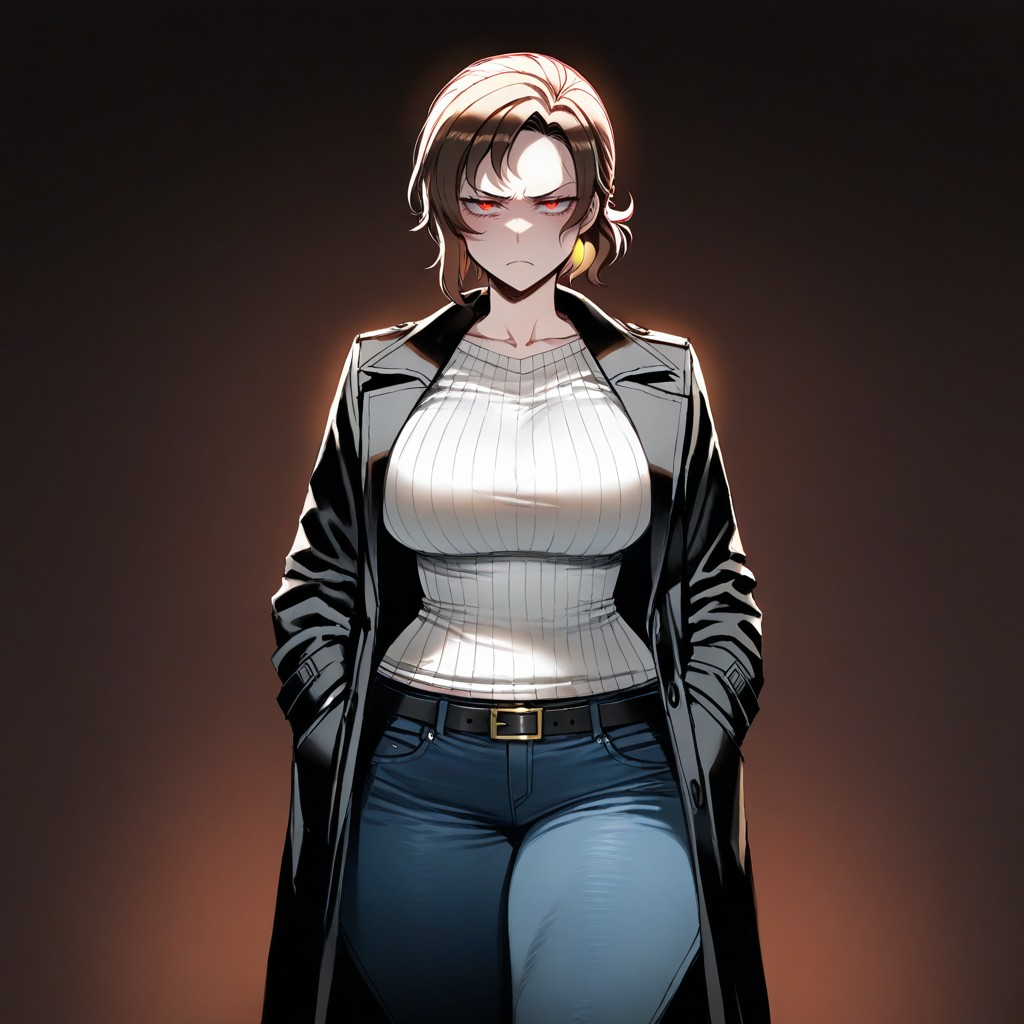 Natural Breasts, Soft Shading, Wide Hips Hentai AI Porn