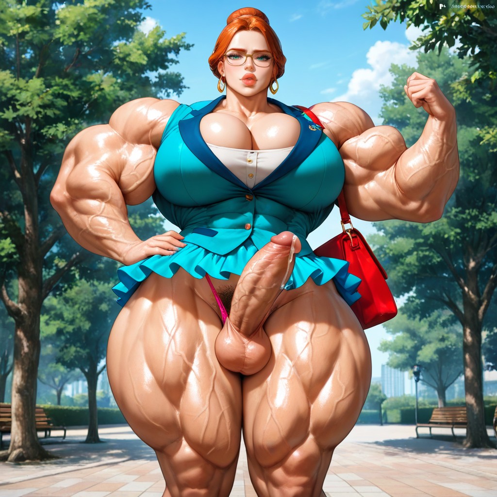 Abs, Muscle Shoulders, Park Hentai IA