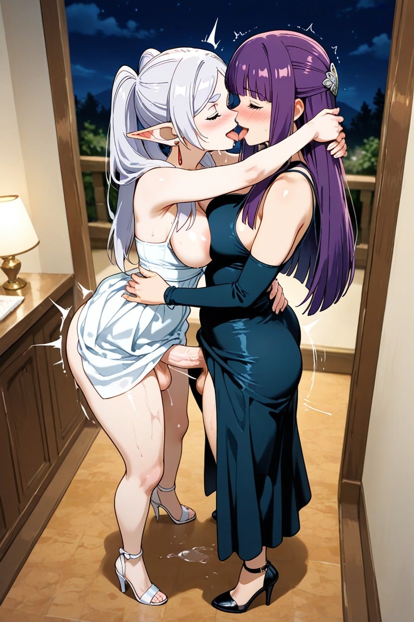 Fernwhite Japanese, Sexy Heels, Pulls Her Hard Hard Hentai AI Porn