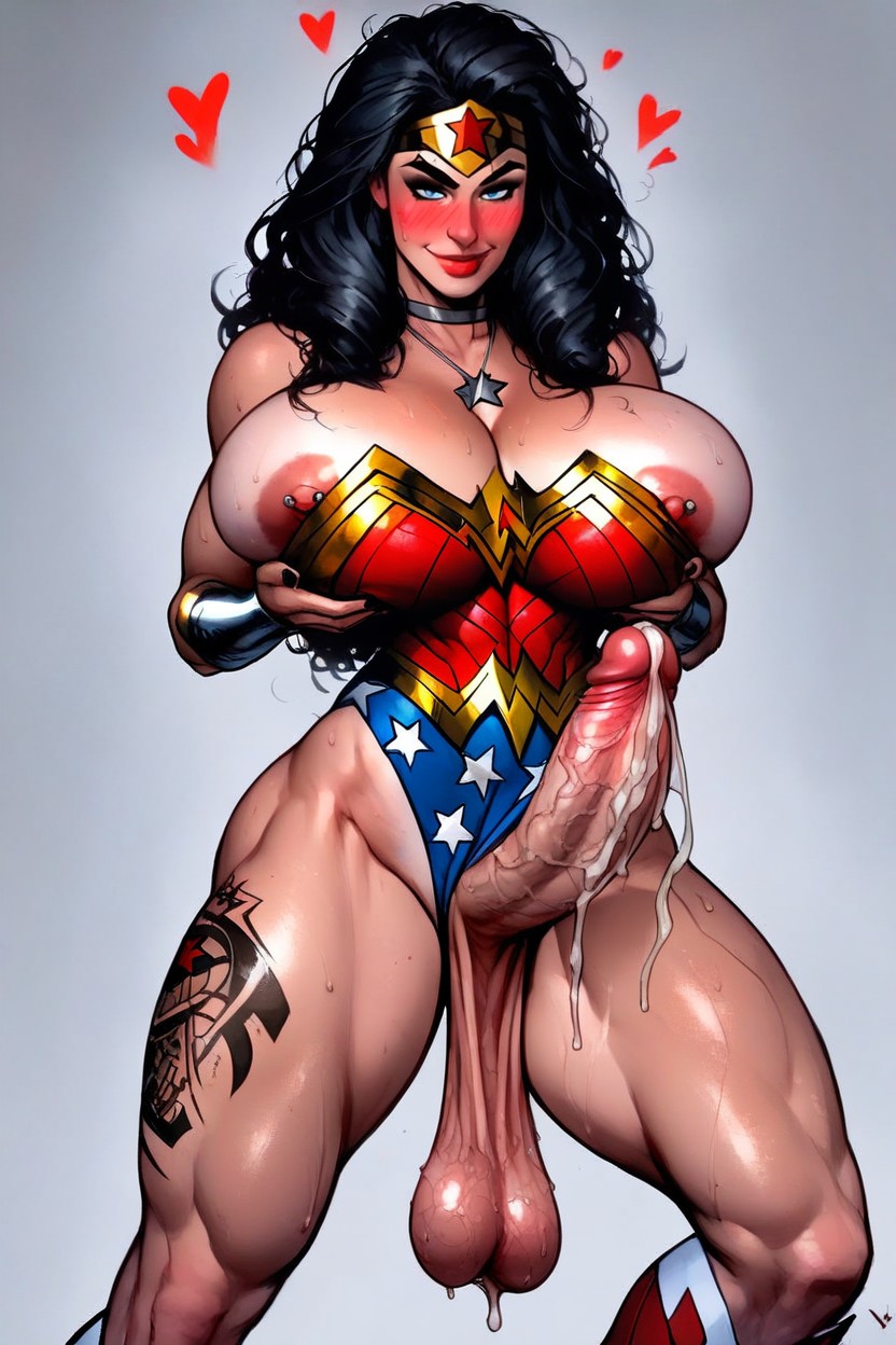 Hdr, Knees Raised, Grabbing Breasts Hentai IA
