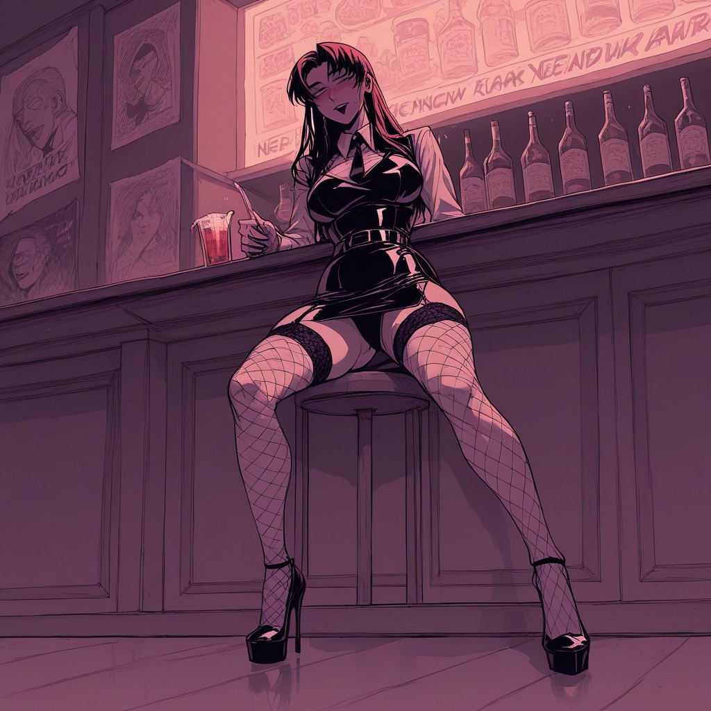 Cara Confundida, Medias De Red, Dizzy Hentai IA