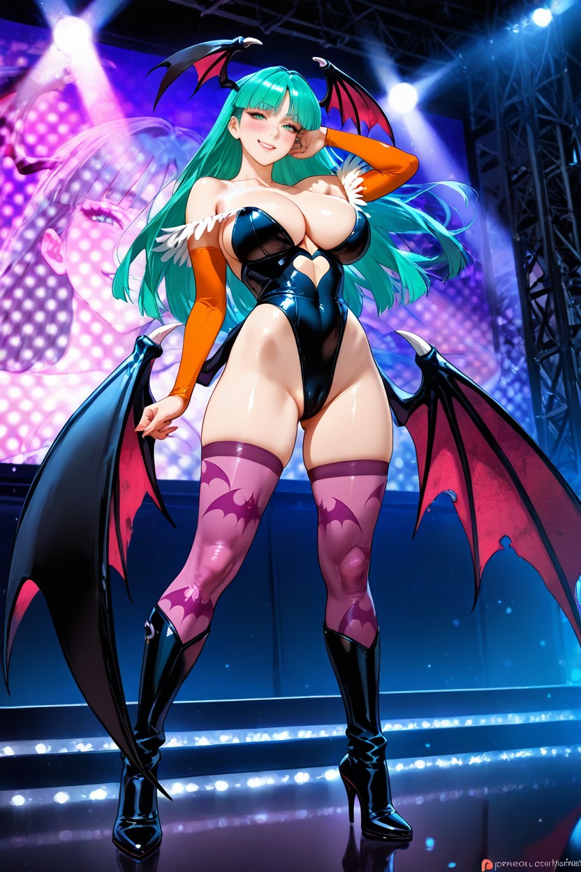 Night, Respect Original Colors, Seductive Pose Hentai AI Porn