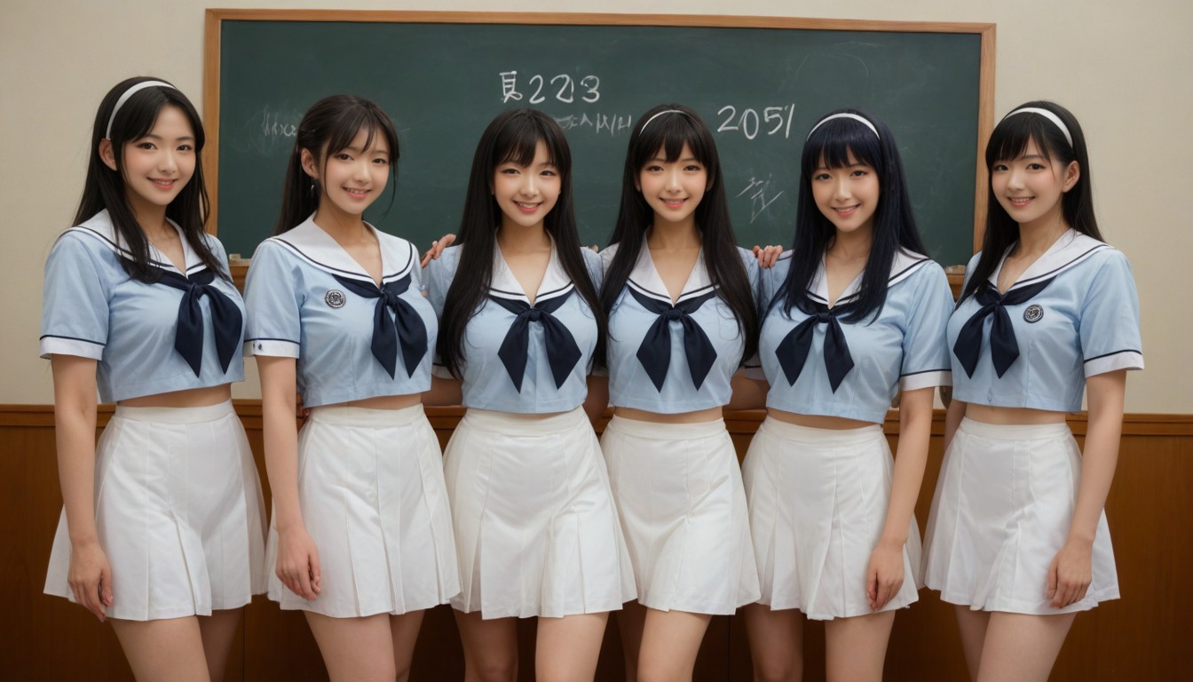 Cosplay, Dynamic View, Ponytails AI Porn