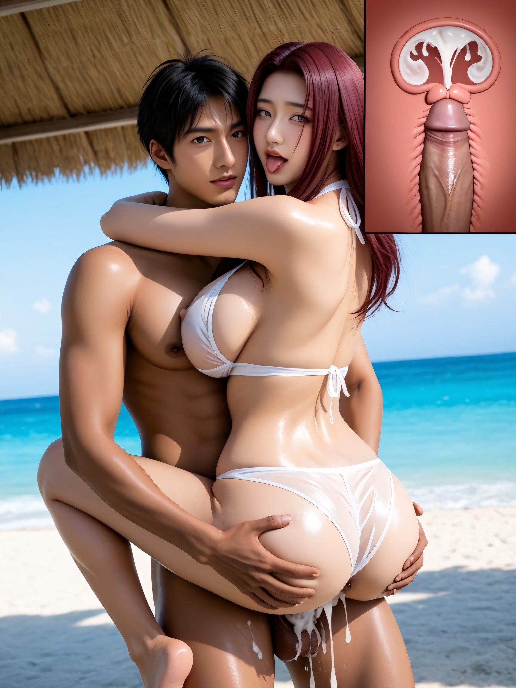 Lovely Charming Face, Kpop Idol, Gigantic Breasts Porno asiático IA