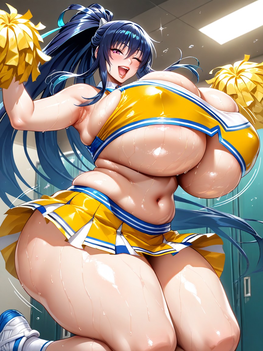 Underboob, Nip Slip, Freckled Breasts AI Porn