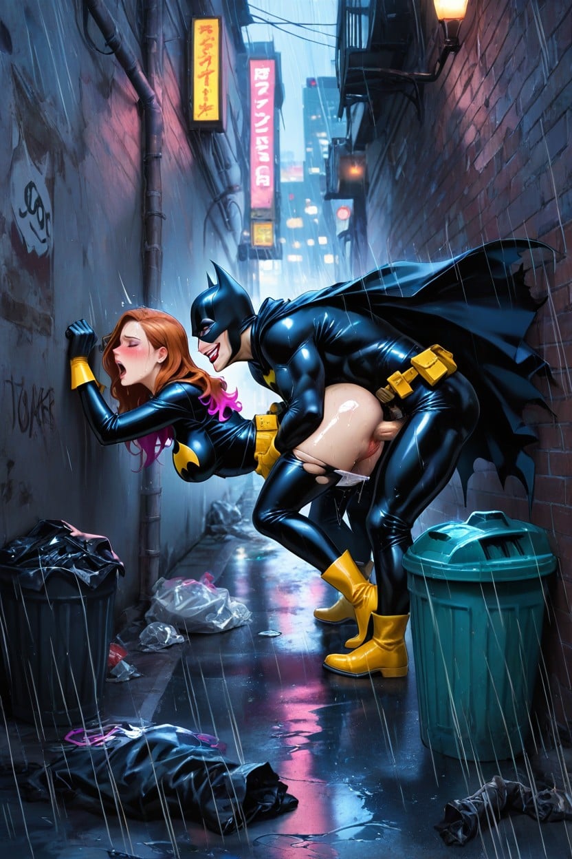 Highly Detailed, Wide Shot, Garbage On The Road Hentai AI Porn