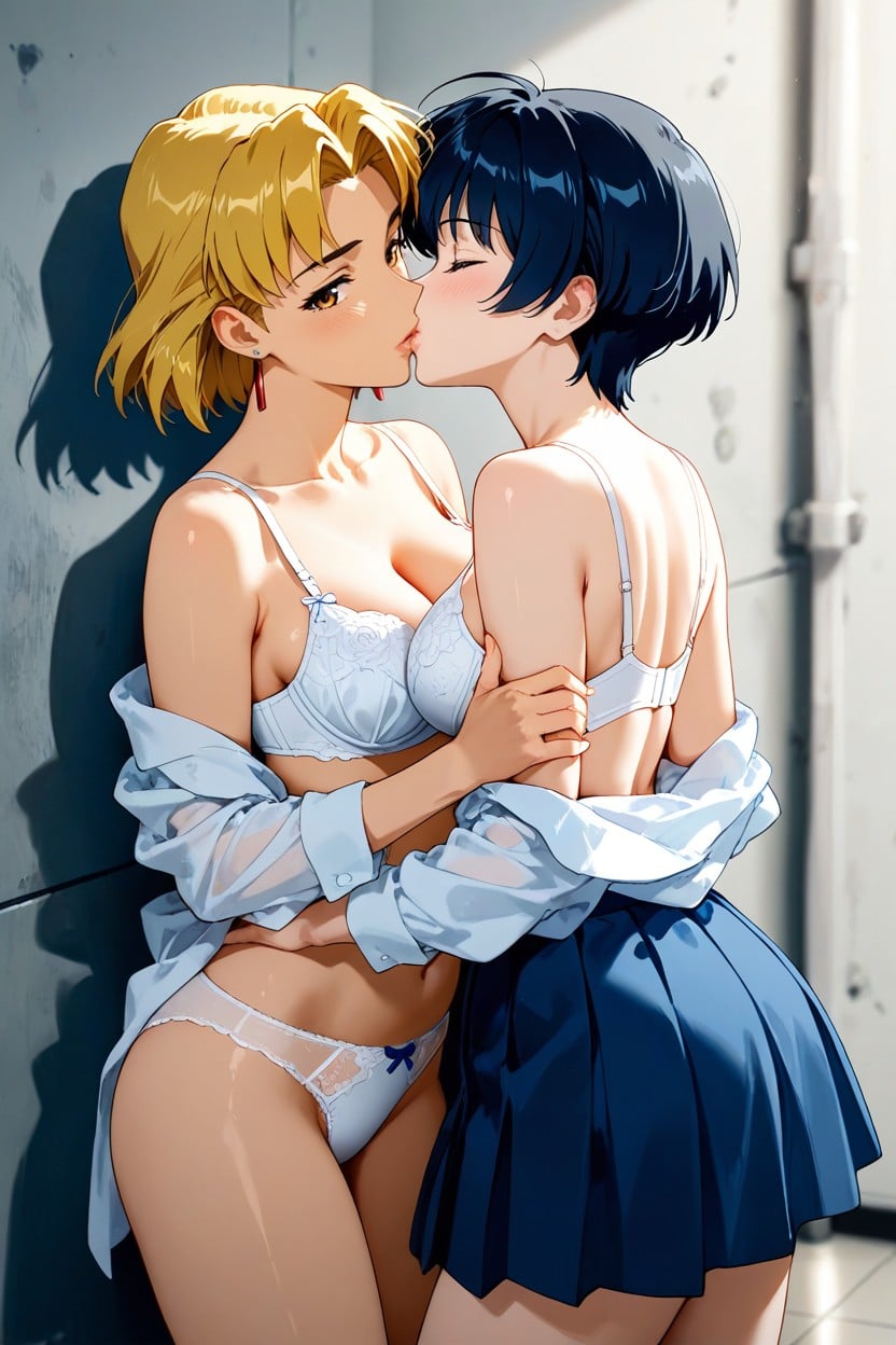 Akagi Ritsuko, Meryl Stryfe, Body Type Hentai AI Porn