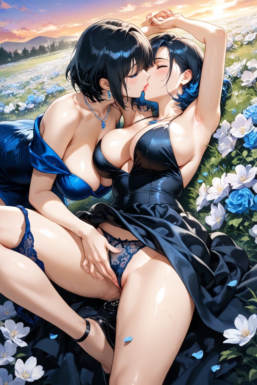 Flying Pigeon, Hair Flutters In The Wind, Paradise Lost Hentai AI Porn