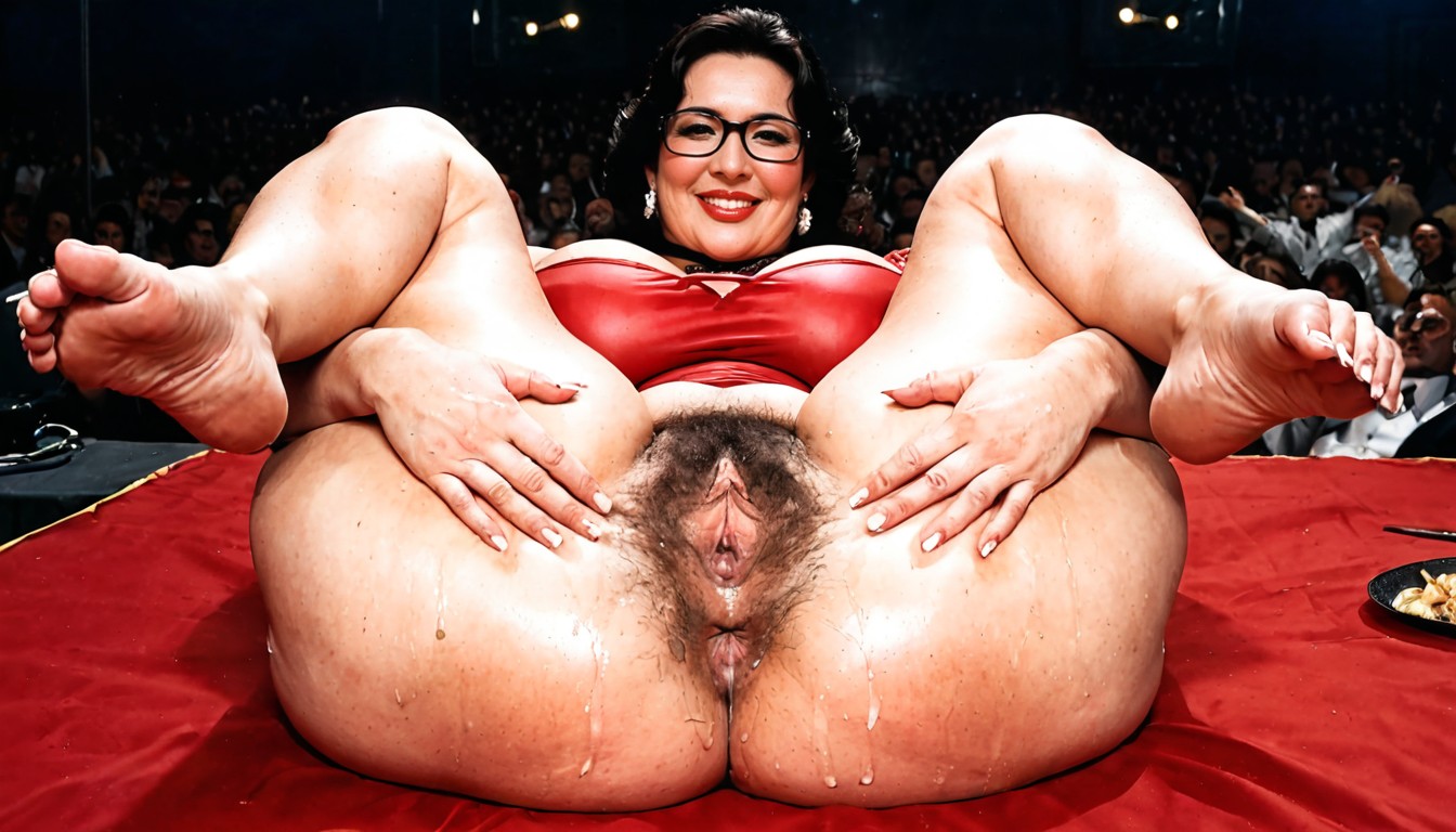 Lying Down On The Back, Soles, Female Professor BBW AI Porn