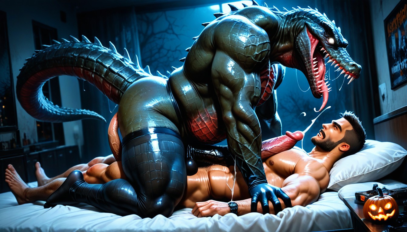 Hd, Monster Fucks A Another Monster, Extreme Long Penis AI Gay Porn