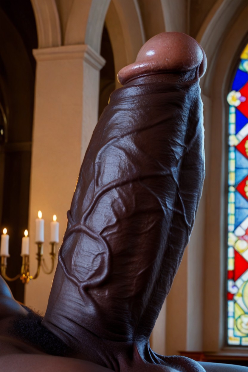 Church, Gigantic Glans, Cock Focus AI Porn