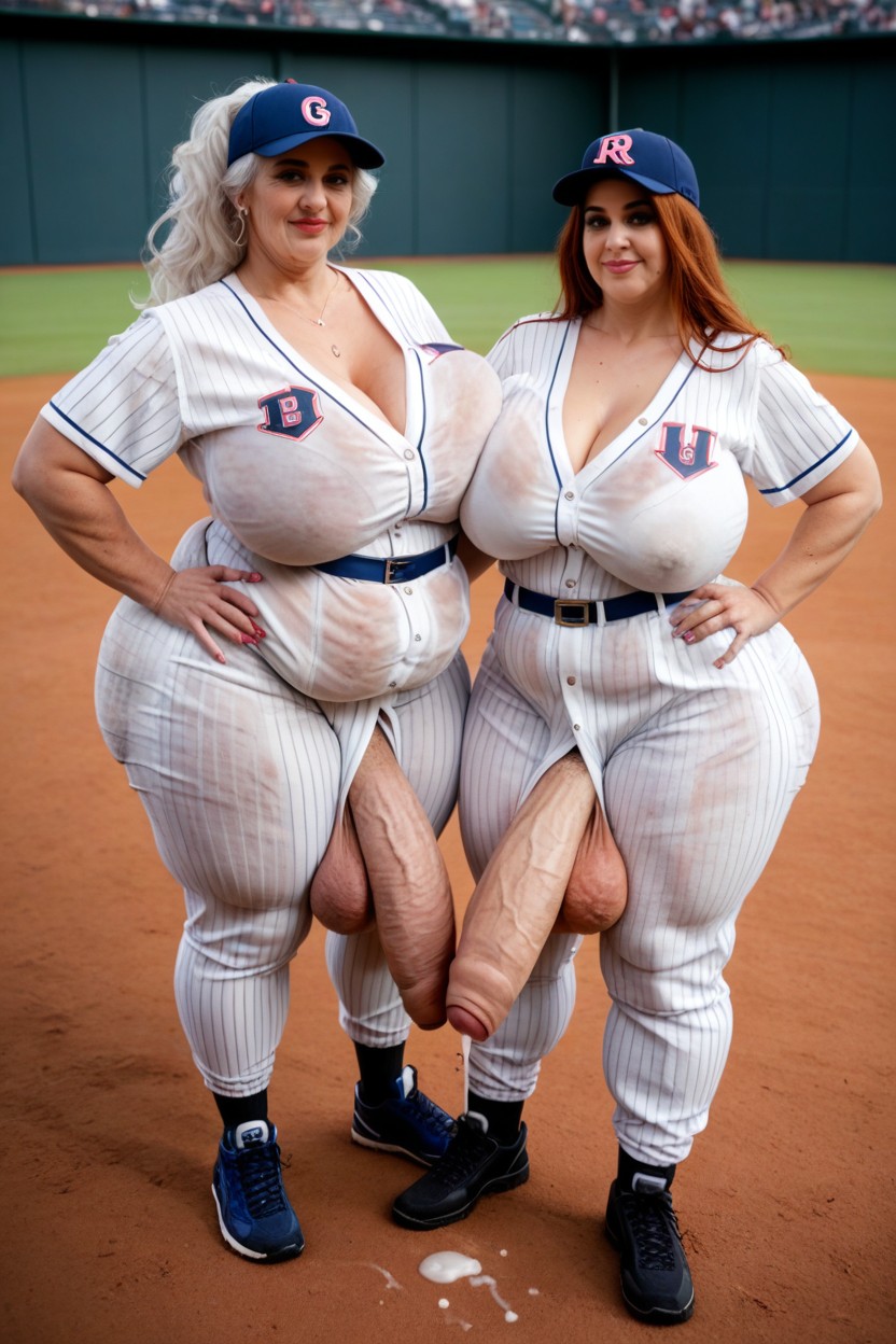 Foreskin, Gigantic Saggy Stretch Mark Breasts Hyper Saggy Balls, Hair Down AI Porn