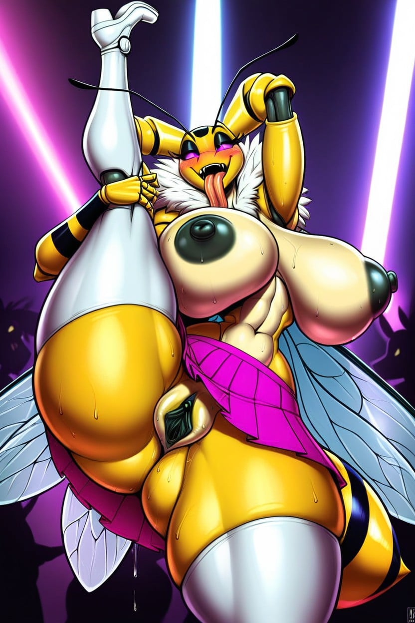 Massive Labia, Hyper Labia, Huge Clitoris Furry AI Porn