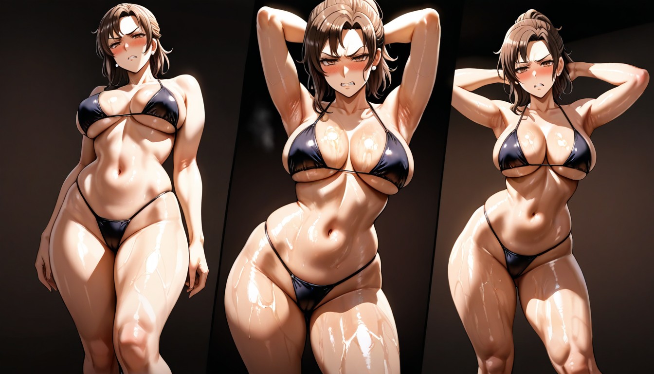 Soft Lighting, Plano Mediot, Standing Hentai IA