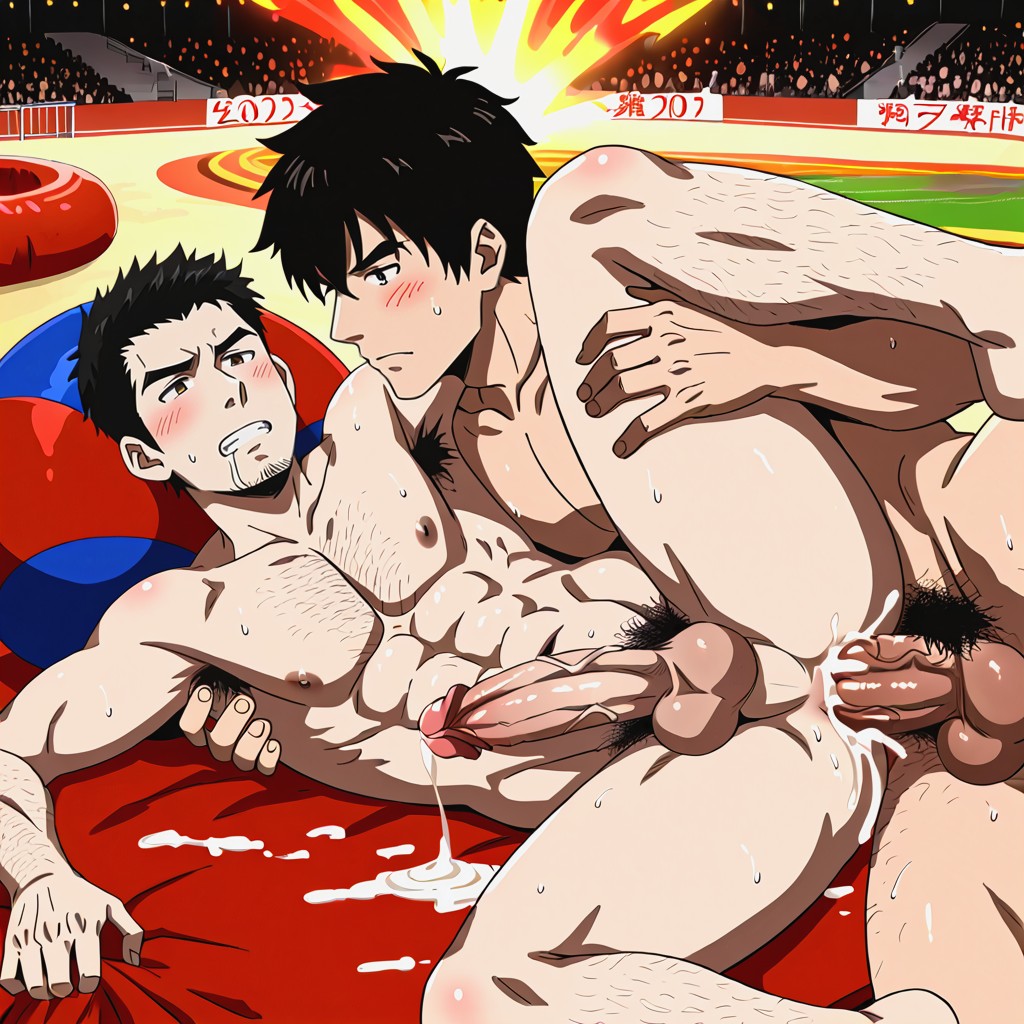 Armpit Hair, One White Man, Big Cock In Ass AI Gay Porn
