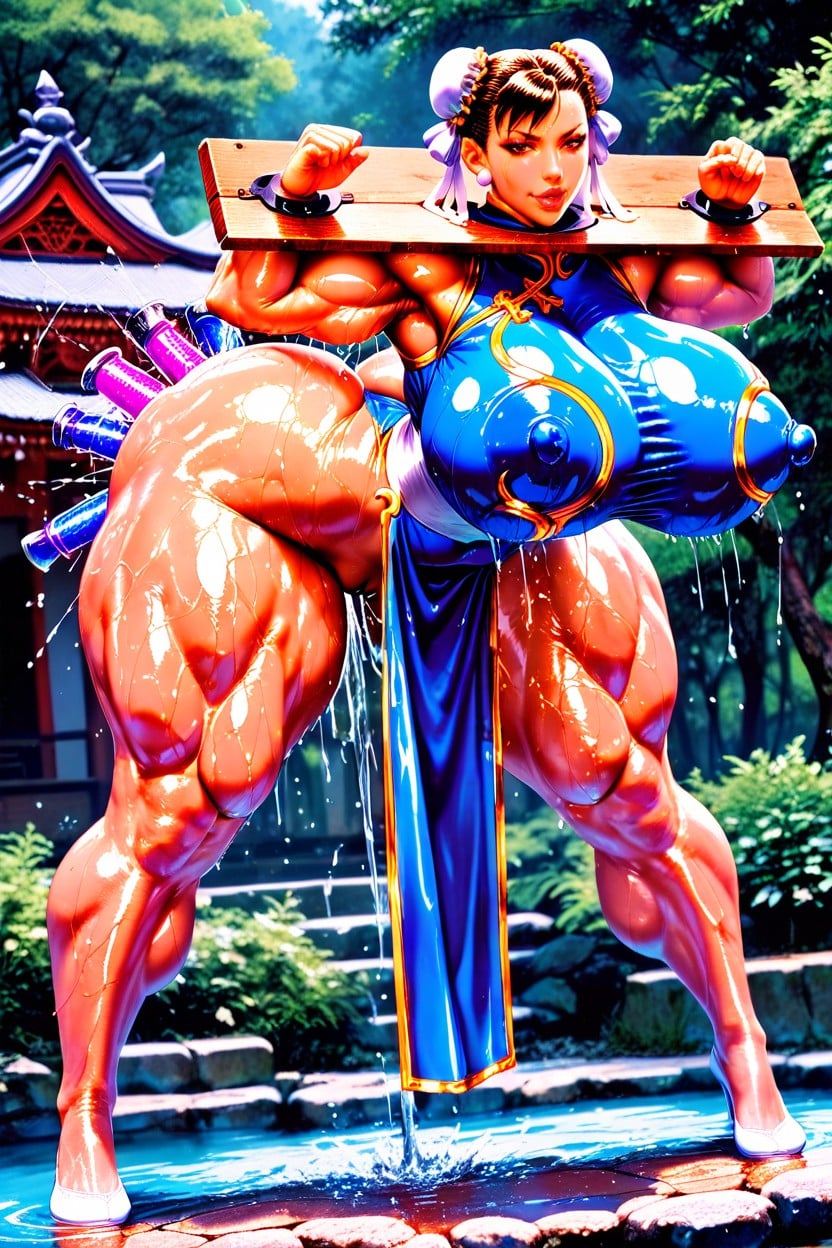 Photorealistic, Perfect Angle, Standing In Japanese Garden AI Porn