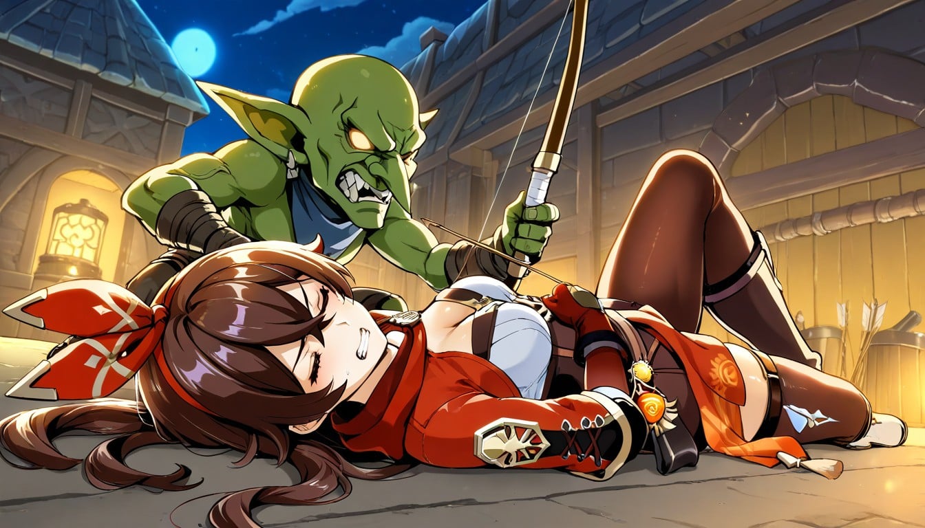 Brown Hair, Taller Femal, Night Hentai IA