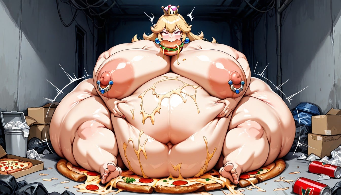 Bounce Lines, Impossibly Fat, Growing Bigger Hentai AI Porn