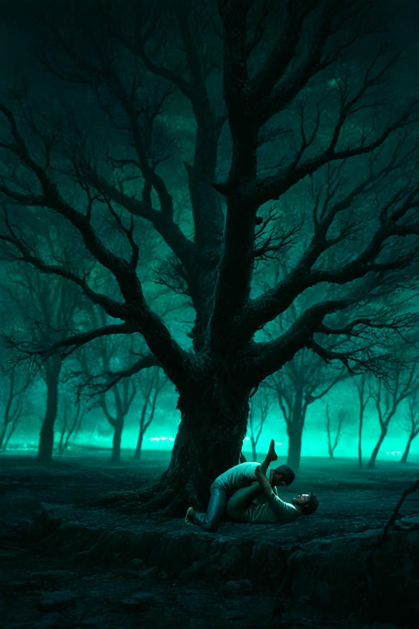 Detailed Tree Branches, Vast, Massive AI Gay Porn