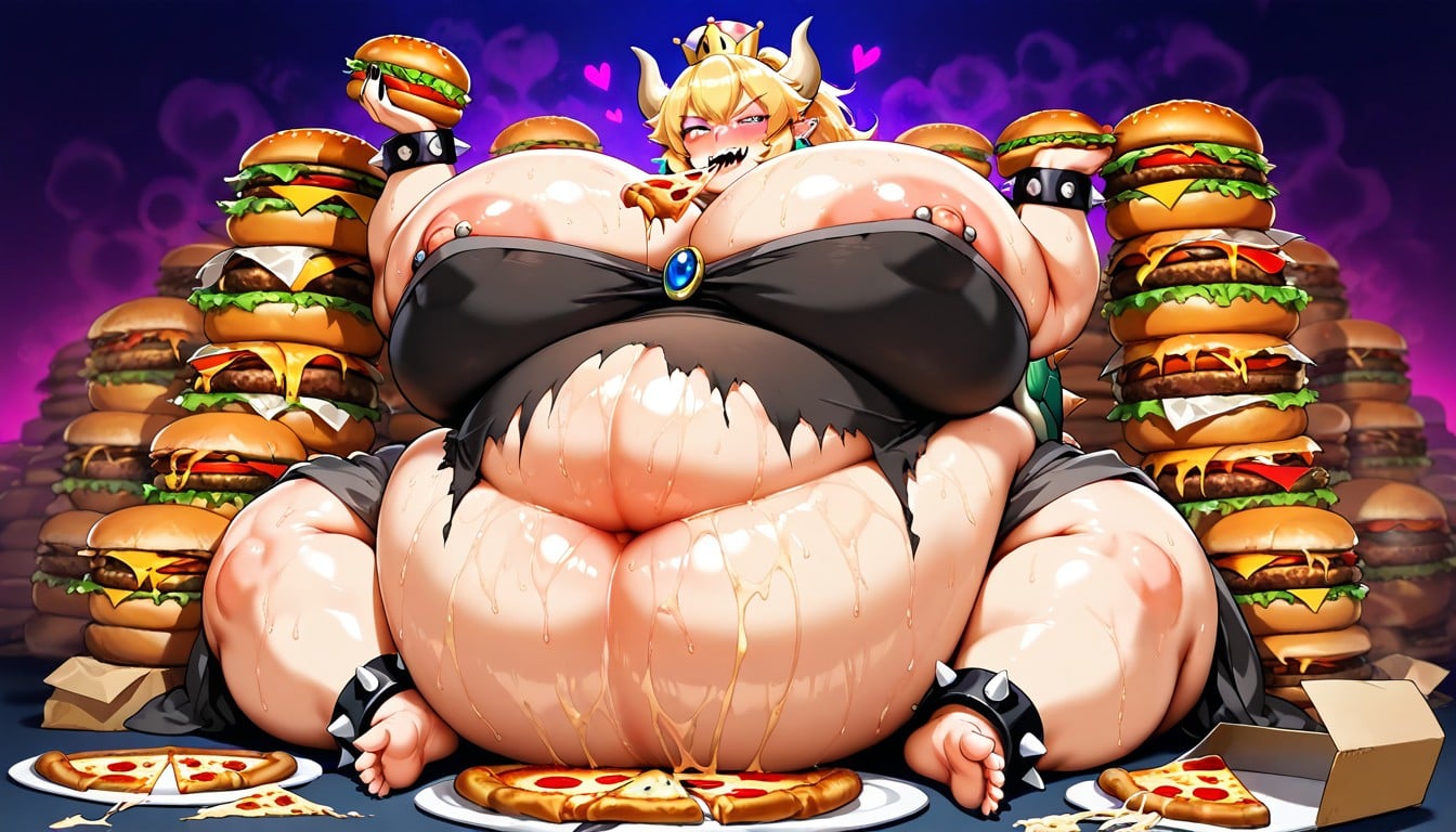 Morbidly Obese, Fat Neck, Musky Hentai AI Porn